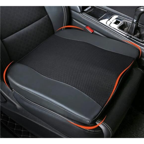 Memory Foam Car Seat Cushion Ergonomic Driving Pillow Sciatica Back Pain Relief - Picture 1 of 7